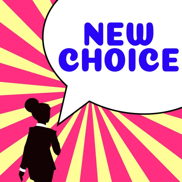 New Choice Internet Concept Having Lot Options Adding Another One — стоковое фото