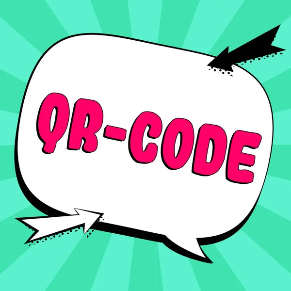 Text Caption Presenting Code Business Showcase Trademark Type Matrix Barcode — Stock Photo, Image