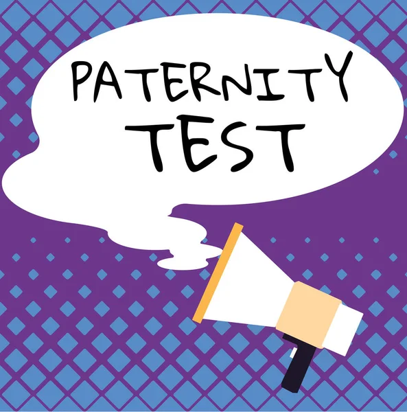 Text Caption Presenting Paternity Test Business Approach Test Dna Determine — 스톡 사진