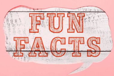 El yazısı imzası Eğlenceli Gerçekler, İş gösterisi kısa ilginç bilgi parçaları içerir