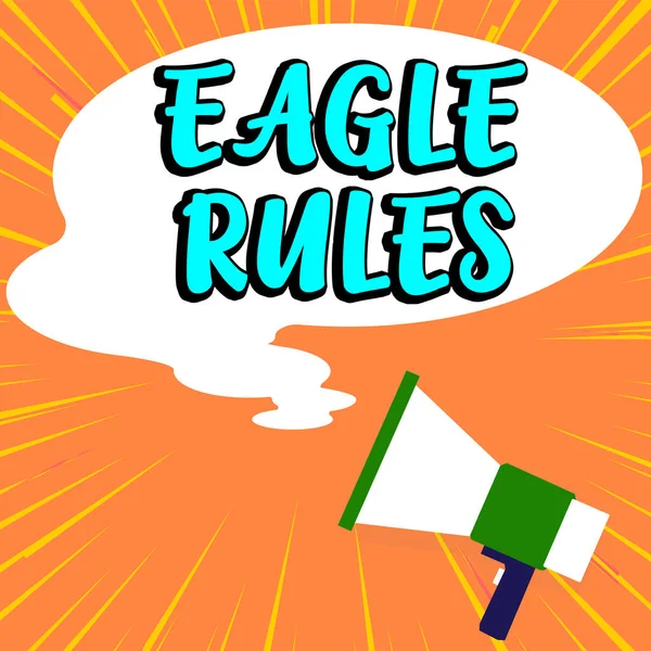 Tekst Met Inspiratie Eagle Rules Internet Concept Een Enorme Set — Stockfoto