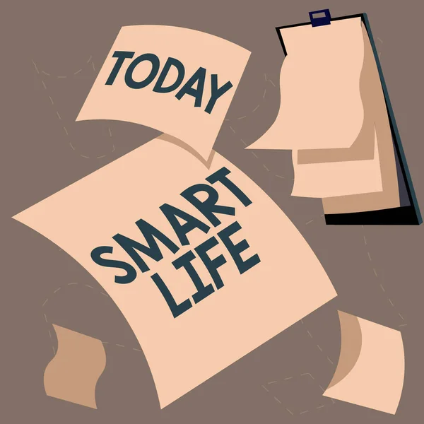 Sign displaying Smart Life, Business approach approach conceptualized from a frame of prevention and lifestyles