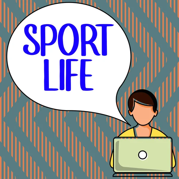 Conceptual Caption Sport Life Business Overview Fond Sportovních Jiných Outdoorových — Stock fotografie