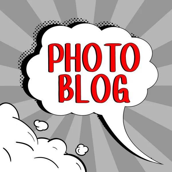 Text Caption Presenting Photo Blog Business Showcase Form Photo Sharing — Foto de Stock