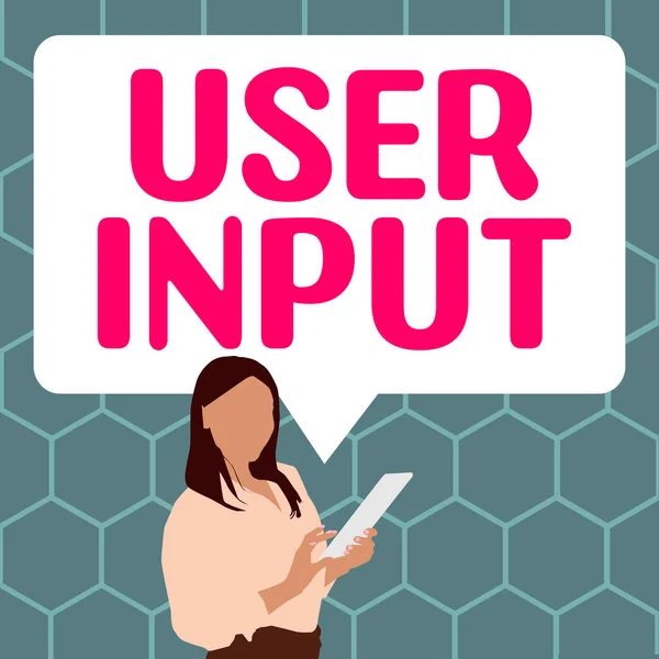 Writing Displaying Text User Input Business Showcase Any Information Data — 스톡 사진