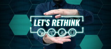 İşareti gösteren ilham Yeniden Düşünülmesi Gereken Bir Sonrası Düşünce Sözcüğü Yeniden Düşünülmeli