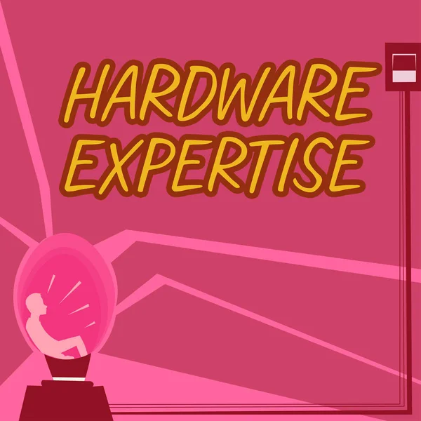 Conceptuele Bijschrift Hardware Expertise Internet Concept Machines Andere Fysieke Componenten — Stockfoto