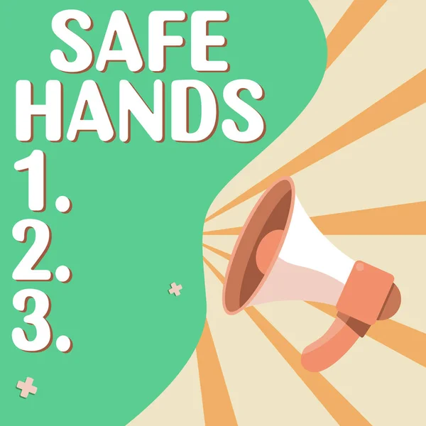 Yazısı Yazıları Güvenli Eller Arındırma Için Ellerin Sterilite Temizliği Üzerine — Stok fotoğraf