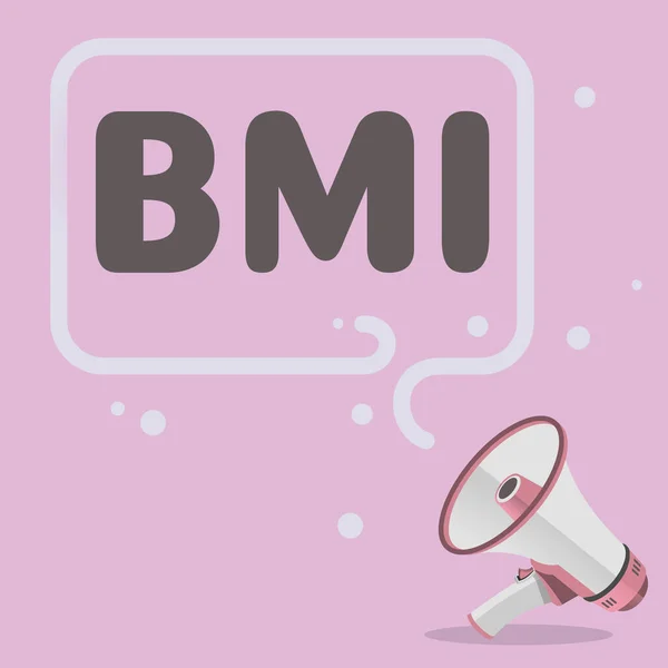 Handschrift Tekst Bmi Business Aanpak Methode Voor Het Schatten Van — Stockfoto