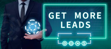 Metin tabelası Daha Fazla İpucu Al, İş Vitrini Gelen Pazarlama Süreci 'ni gösteriyor.