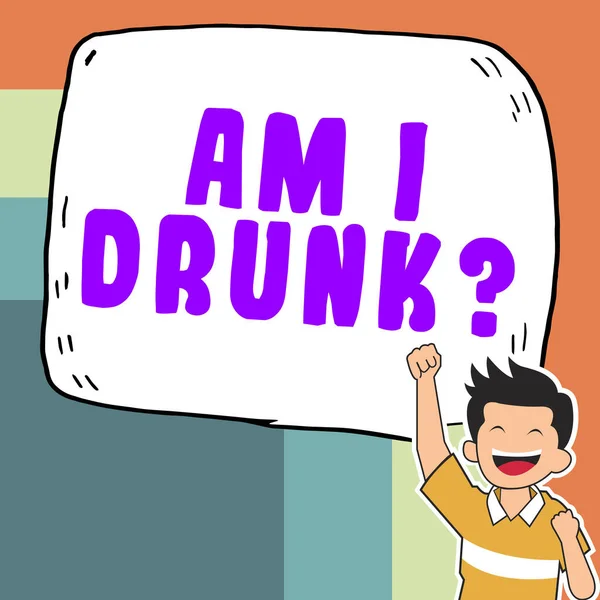 Sarhoş Muyum Diye Yazı Yazmak Alkol Seviyemin Yüksek Bağımlılık Alkolizmi — Stok fotoğraf