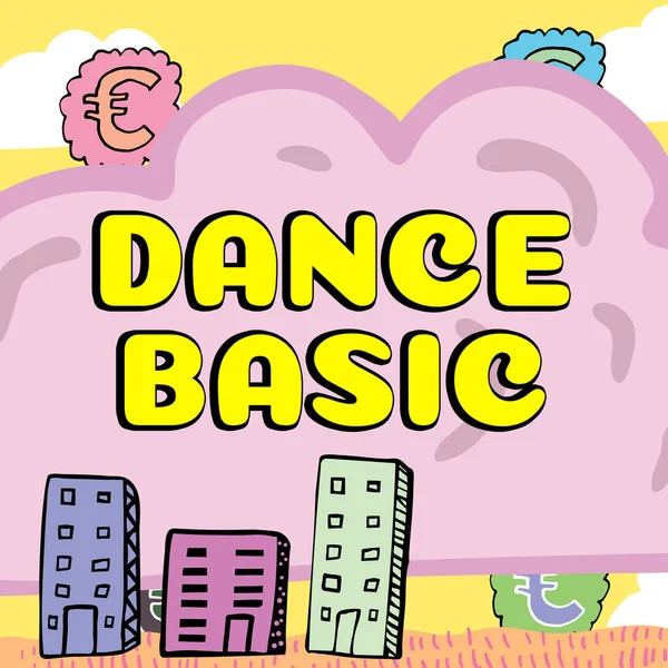 Conceptuele Bijschrift Dance Basic Concept Betekent Activiteit Die Het Lichaam — Stockfoto