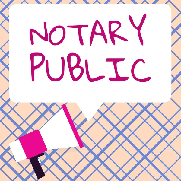Signe Manuscrit Notaire Public Mot Pour Légalité Documentation Autorisation Contrat — Photo
