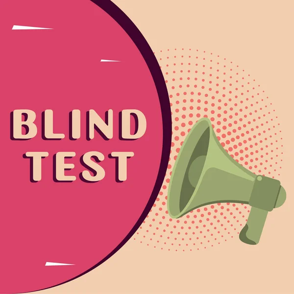 Handwriting Text Blind Test Business Approach Social Engagement Person One — Fotografia de Stock