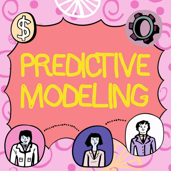 Koncepční Titulek Prediktivní Modelování Strategie Údržby Přehledu Podnikání Řízená Prediktivní — Stock fotografie