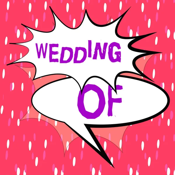 Psaní Zobrazující Text Wedding Business Showcase Oznamující Muž Žena Nyní — Stock fotografie