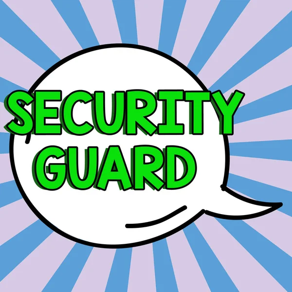 Концептуальный Дисплей Security Guard Internet Concept Tools Used Manage Multiple — стоковое фото