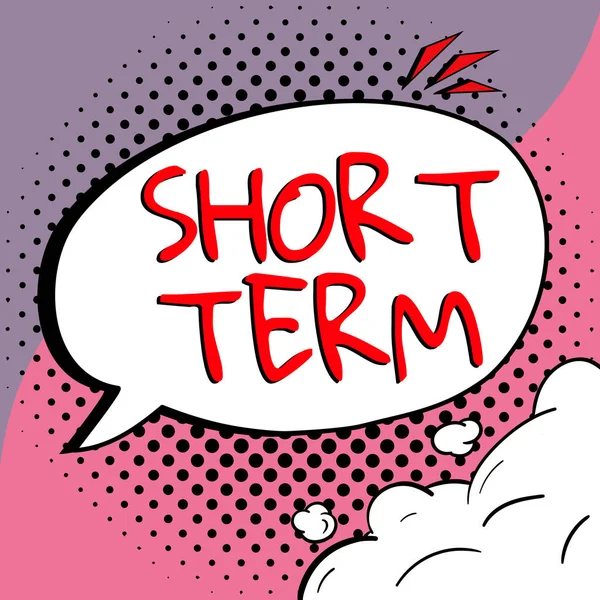 Conceptual Display Short Term Business Showcase Occurring Involving Relatively Short —  Fotos de Stock