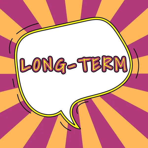 Conceptual Caption Long Term Concept Meaning Occurring Involving Relatively Long — Fotografia de Stock