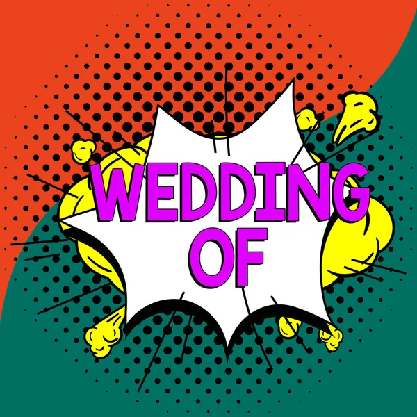 Textschild Mit Der Aufschrift Wedding Business Ansatz Der Ankündigt Dass — Stockfoto
