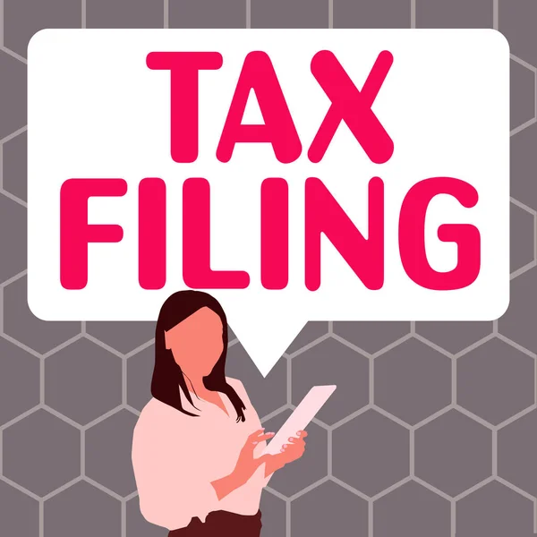 Vergi Daresi Şletme Genel Görünümü Vergi Mükelleflerinin Mali Bilgileriyle Doldurulan — Stok fotoğraf