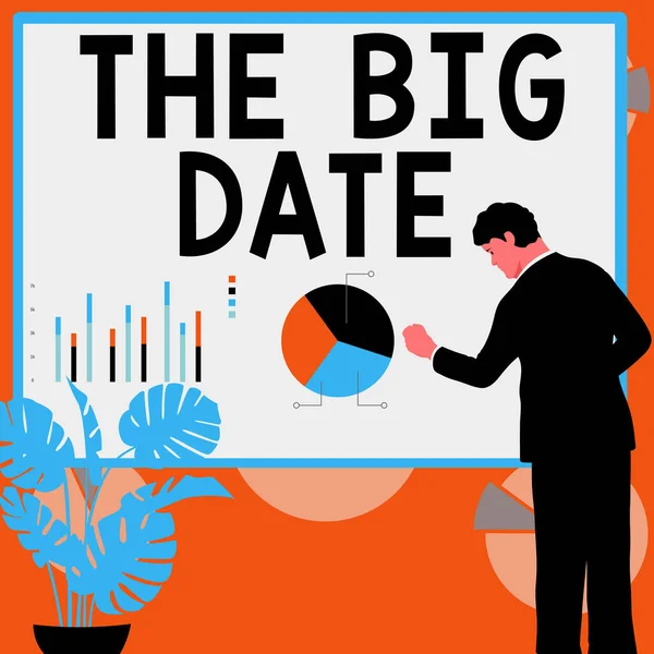 Inspiration Visar Tecken Big Date Word Skrivet Viktig Dag För — Stockfoto