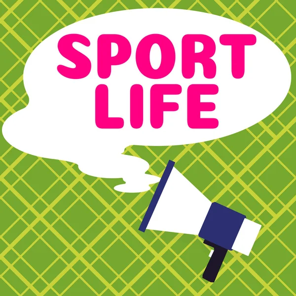 Inspirace Ukazující Znamení Sport Život Obchodní Přístup Fond Sportovních Nebo — Stock fotografie