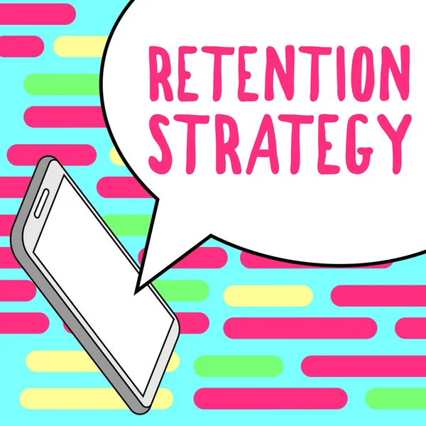 Conceptual Display Retention Strategy Business Idea Activities Reduce Employee Turnover —  Fotos de Stock