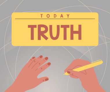 Gerçeği sunan metin başlığı, yalan söylemenin gerçek durumunun tam tersini ifade eden bir kavram.