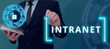 Kavramsal ekran İçi, yerel ya da kısıtlı iletişim ağı için sözcük özellikle de özel ağ