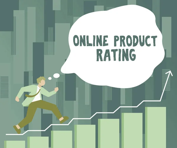 Inspiration showing sign Online Product Rating, Word for feedback on electronic commerce and online products