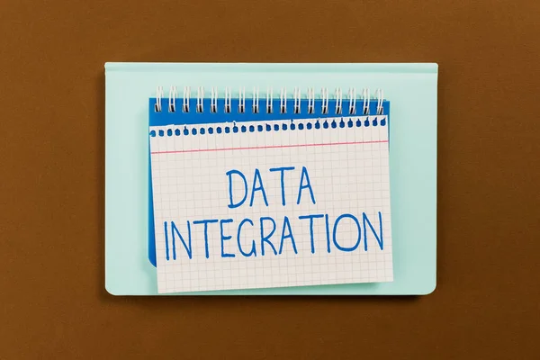 Inspiration showing sign Data Integration, Concept meaning involves combining data residing in different sources