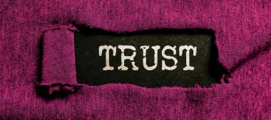 Kavramsal manşet Güven, sağlam bir inanca güvenilirliğe ya da yeteneğe inanca sahip birine ailevi bir şey demek.