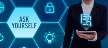 Metin yazma: Kendine Sor, İnternet Konsepti Geleceği Düşünme Anlamı ve Yaşam Hedeflerinin Amaçlarını Sorma