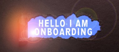 Merhaba Ben Biniyorum, Yeni bir çalışanı bir organizasyona entegre etmek için İş Genel Bakış Eylem Süreci metni yazılıyor