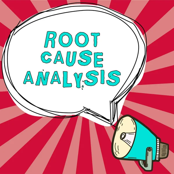Text Showing Inspiration Root Cause Analysis Business Idea Method Problem — Foto Stock