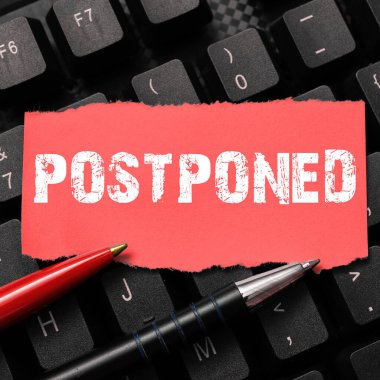 Metin gösterimi ertelendi, iş genel görünümü daha sonra öncelik, tercih veya önem sırasına göre yerleştirilecek