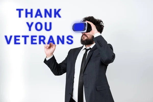 Handwriting text Thank You Veterans, Business idea Expression of Gratitude Greetings of Appreciation