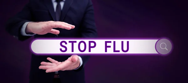 Writing displaying text Stop Flu, Business overview Treat the contagious respiratory illness caused by influenza virus