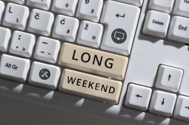 Uzun Hafta Sonu, İnternet Konsepti Uzun Tatil Sezonu Dinlenme Zamanı