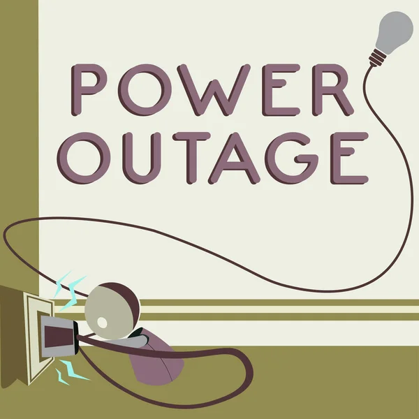 Handwriting Text Power Outage Business Idea Ability Influence Peers Attaining — Stock Photo, Image