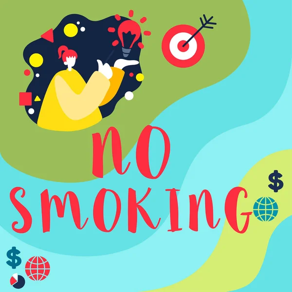 Escrita Mão Texto Smoking Palavra Para Usar Tabaco Proibida Neste — Fotografia de Stock