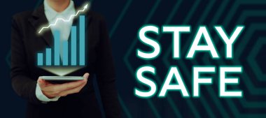 Satır başlığı Stay Safe, Business Showcase 'i tehlike, zarar ya da haber saklama tehdidinden koruyan bir yer