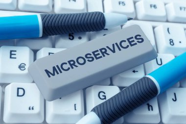 El yazısı metni Microservices, Internet Kavramsal Yazılım Geliştirme Teknikleri Tek Fonksiyon Modülü