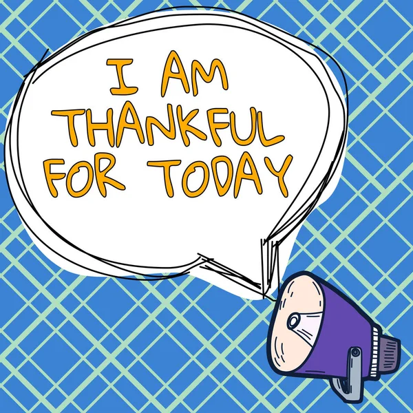 Handwriting Text Thankful Today Business Overview Grateful Living One More — Stockfoto