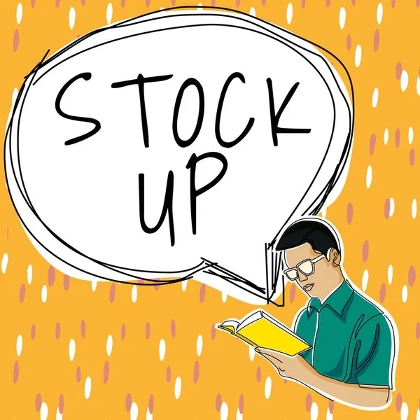 Handwriting Text Stock Business Showcase Buy Large Amount Something You — Stockfoto