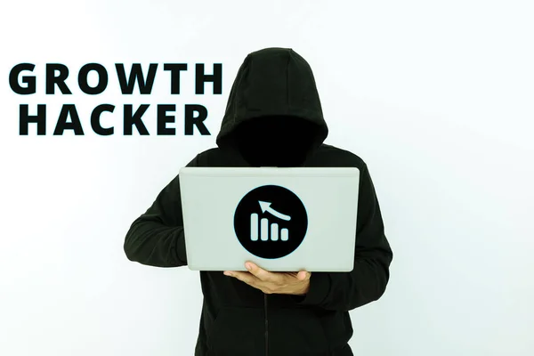 Inspiration showing sign Growth Hacker, Conceptual photo generally to acquire as many users or customers as possible