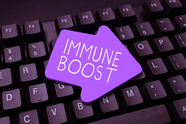 Handwriting text Immune Boost, Business overview being able to resist a particular disease preventing development of pathogens