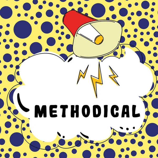 Sign Displaying Methodical Business Concept System Methods Used Study Activity — Φωτογραφία Αρχείου