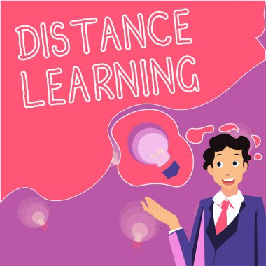 Konsept görüntü uzaklığı öğrenme, iş dünyası eğitim dersleri İnternet üzerinden uzaktan yayınlanıyor